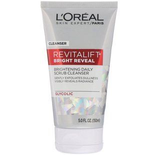 Ежедневный очищающий скраб для сияния кожи Revitalift Bright Reveal, L'Oreal, 150 мл купить в Киеве и Украине