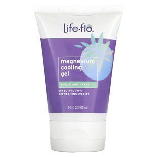 Life-flo, Magnesium Cooling Gel, Sage & Mint, 3.4 fl oz (100 ml) купить в Киеве и Украине
