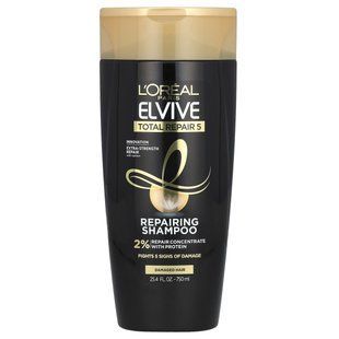 L'Or&eacute;al, Elvive, Total Repair 5, Repairing Shampoo, Damaged Hair, 25.4 fl oz (750 ml) купить в Киеве и Украине