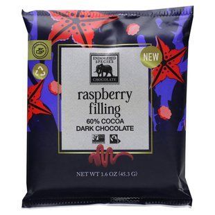 Endangered Species Chocolate, Raspberry Filling, 60% Cocoa Dark Chocolate, 1.6 oz (45.3 g) купить в Киеве и Украине
