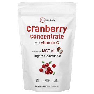 Cranberry Concentrate with Vitamin C Micro Ingredients (300 capsules)