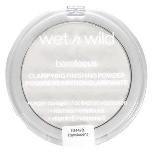 wet n wild, Barefocus, освітлювальна пудра-фініш, 1114478, прозорий, 7,8 г (0,27 унції)