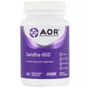 Гандха-600, Gandha-600, Advanced Orthomolecular Research AOR, 120 вегетарианских капсул купить в Киеве и Украине