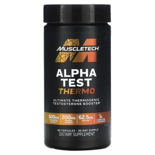 MuscleTech, Alpha Test Thermo, 90 капсул