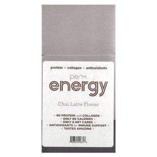 Perk Energy, Chai Latte, 10 Stick Packs, (19.2 g) Each купить в Киеве и Украине