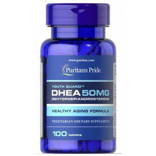 ДГЭА-Дегидроэпиандростерон Puritan's Pride (DHEA) 50 мг 100 таблеток купить в Киеве и Украине