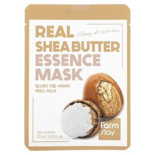 Farmstay, Real Shea Butter Essence Beauty Mask, 1 Sheet, 0.78 fl oz (23 ml) купить в Киеве и Украине