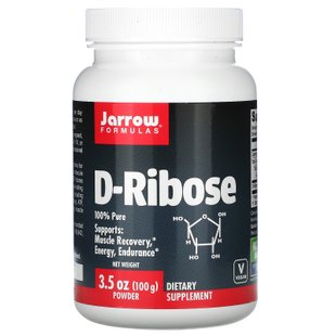 Д рибоза Jarrow Formulas (D-Ribose) 100 г купить в Киеве и Украине