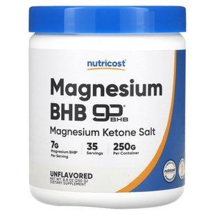 Nutricost, Magnesium BHB, Unflavored, 8.8 oz (250 g) купить в Киеве и Украине