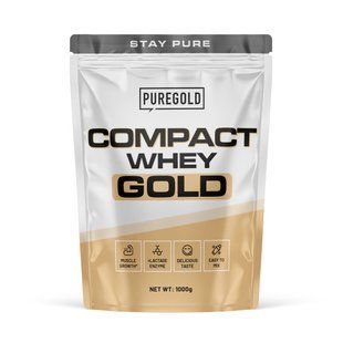 Сывороточный протеин Pure Gold (Compact Whey Gold) 1000 г, шоколад-лесной орех купить в Киеве и Украине