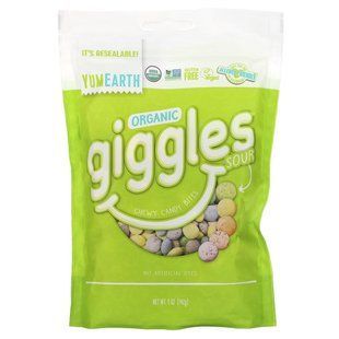 Органические леденцы, Organic Giggles Sour, YumEarth, 142 г купить в Киеве и Украине