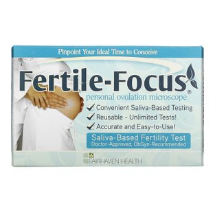 Персональный микроскоп для определения овуляции, Fertile Focus Ovulation Microscope, Fairhaven Health, 1 шт купить в Киеве и Украине