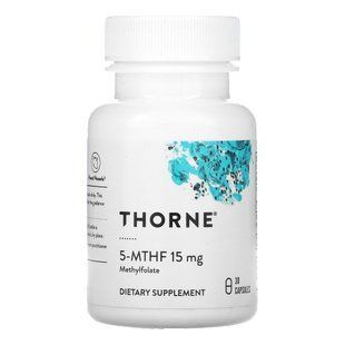 Vitamin-Mineral Complex Thorne Research (5-MTHF) 15 mg 30 Vegetarian Capsules