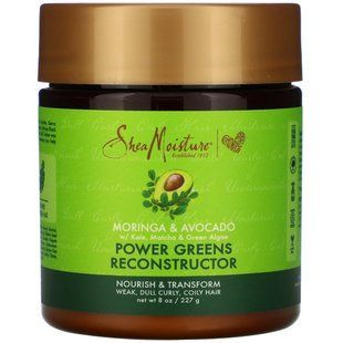 Реконстуруктор для волос, Power Greens Reconstructor, Moringa & Avocado, SheaMoisture, 227 г купить в Киеве и Украине