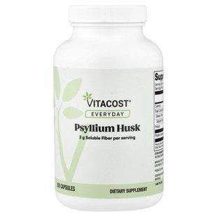 Шелуха подорожника Vitacost (Psyllium Husk) 2625 мг 200 капсул купить в Киеве и Украине
