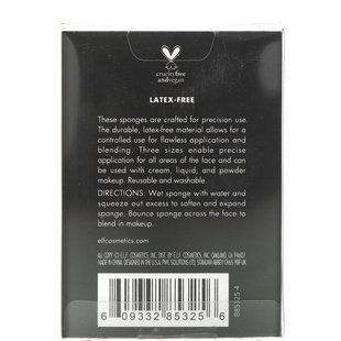 Precision Sponge Trio, E.L.F., 3 sponges
