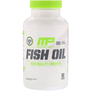 Серия Essentials, рыбий жир, MusclePharm, 90 мягких желатиновых капсул купить в Киеве и Украине