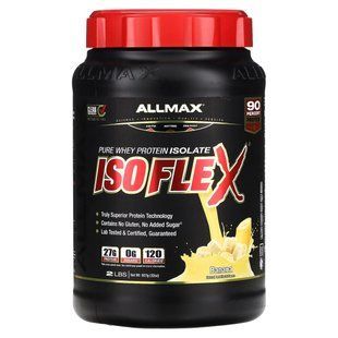 ALLMAX, ISOFLEX&reg;, Pure Whey Protein Isolate, Banana, 2 lbs (907 g)