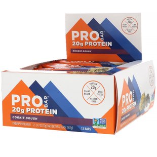 Протеиновые батончики со вкусом песочного теста ProBar (Protein Bar) 12 батончиков по 70 г купить в Киеве и Украине