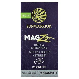 Sunwarrior, MagZen, GABA & L-Theanine, 90 Vegan Capsules купить в Киеве и Украине