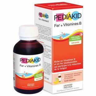 Железо и витамин В сироп для детей Pediakid (Fer + Vitamines B) 125 мл купить в Киеве и Украине
