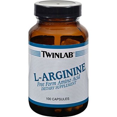 Аргінін Twinlab (L-Arginine) 500 мг 100 капсул