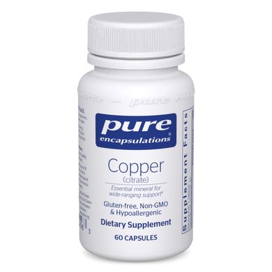 Мідь Цитрат Pure Encapsulations (Copper Citrate) 60 капсул