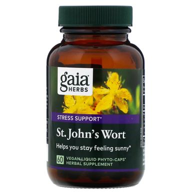 Звіробій Gaia Herbs (St. John's Wort) 60 капсул