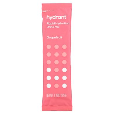 Hydrant, Суміш для швидкого зволоження, грейпфрут, 12 упаковок, по 0,23 унції (6,5 г) кожна