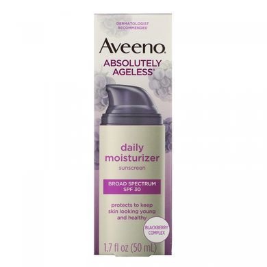 Absolutely Ageless, daily moisturizing cream, SPF30, Aveeno, 30, 1.7 fluid ounces (50 ml)