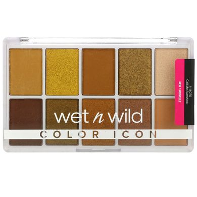 Wet n Wild, Color Icon, Call Me Sunshine, палитра теней из 10 оттенков, 12 г (0,42 унции) купить в Киеве и Украине