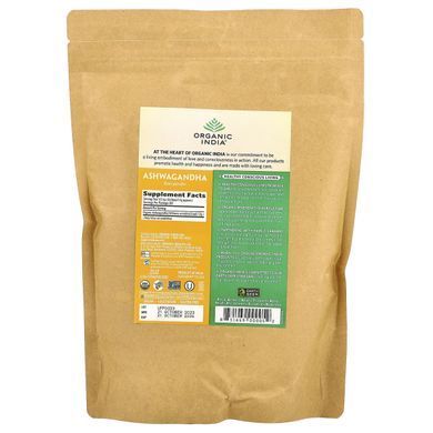 Порошок корня ашваганды, Ashwagandha Root Powder, Organic India, 454 г купить в Киеве и Украине