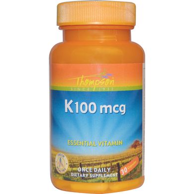 Вітамін K Thompson (Vitamin K) 100 мкг 30 капсул