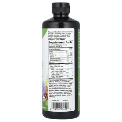 Flaxseed Oil Lignan Organic Natures Way 710 ml