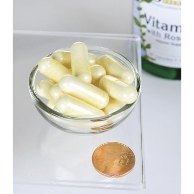 Вітамін C з шипшиною Swanson (Vitamin C with Rose Hips) 1000 мг 90 капсул