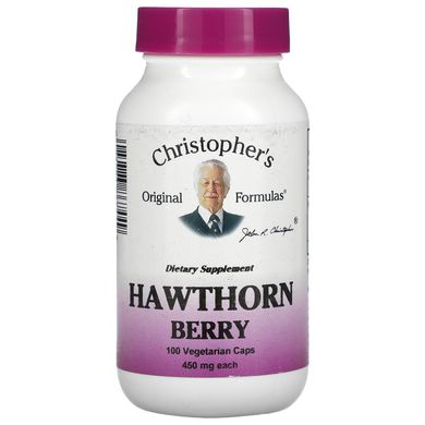 Ягоди глоду Christopher's Original Formulas (Hawthorn Berry) 450 мг 100 капсул