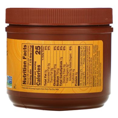 Какао з насиченим смаком молочного шоколаду Now Foods (Real Food Cocoa Lovers Organic Slender Hot Cocoa) 284 г