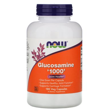 Глюкозамін 1000 Now Foods (Glucosamine) 1000 180 капсул