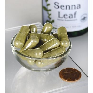 Senna Leaf, Senna Leaf, Swanson, 500 mg, 100 capsules