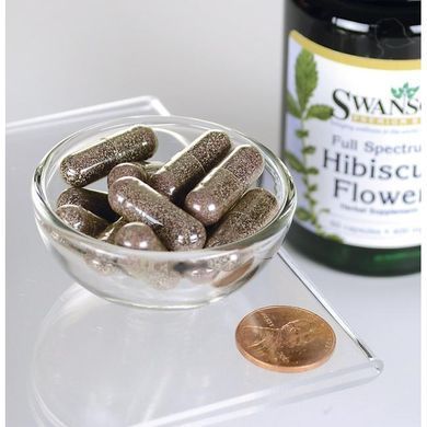 Hibiscus Swanson (Full Spectrum Hibiscus Flower) 400 mg 60 capsules