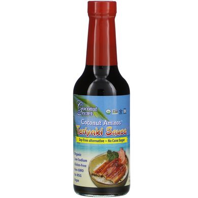 Соус теріякі з амінокислотами, Teriyaki Sauce, Coconut Secret, 296 мл