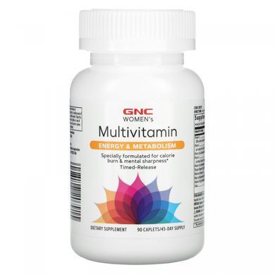 Жіночі мультивітаміни для енергії і метаболізму, Women's Multivitamin, Energy & Metabolism, GNC, 90 капсул