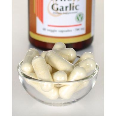Целый чеснок - сделано с органическим чесноком, Whole Garlic - Made with Organic Garlic, Swanson, 60 капсул купить в Киеве и Украине