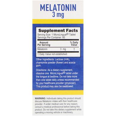 Мелатонин, Superior Source, 3 мг, 60 таблеток купить в Киеве и Украине