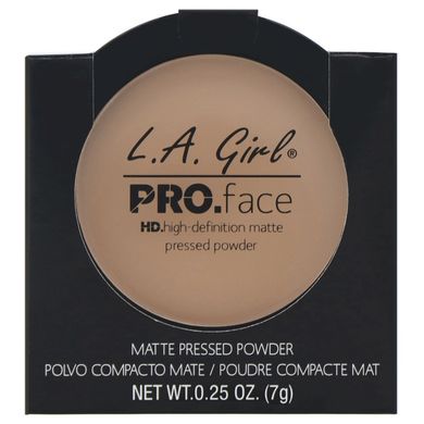 Компактна пудра для обличчя Pro Face HD, матуюча, відтінок True Bronze, L.A. Girl, 7 г