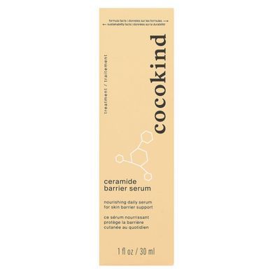 Cocokind, Керамідна бар&rsquo;єрна сироватка, 30 мл (1 рідк. унція)