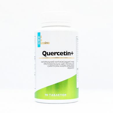 Кверцетин ABU All Be Ukraine (Quercetin+) 90 таблеток