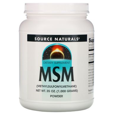МСМ у вигляді порошку, MSM Powder, Source Naturals, 1 кг