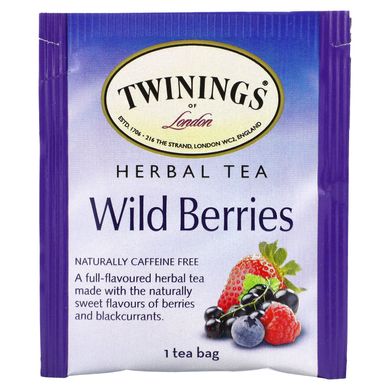 Трав'яний чай дикі ягоди Twinings (Herbal Tea) 20 пакетиків 40 г