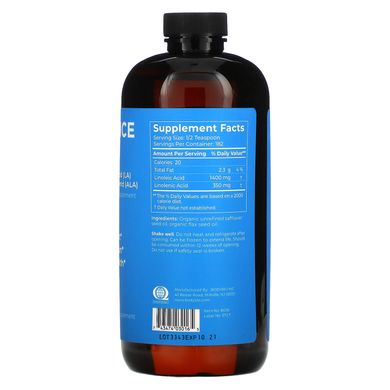 BodyBio, Balance Oil, суміш органічної лінолевої кислоти та ліноленової кислоти, 16 рідких унцій (473 мл)